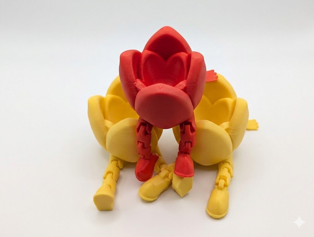 3 Тюльпана на ножках